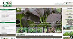 Desktop Screenshot of cnseeds.co.uk